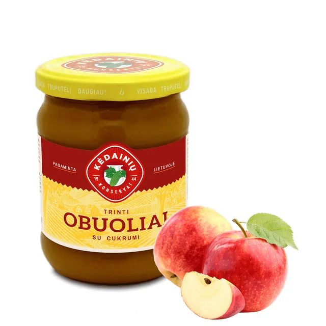 Trinti obuoliai su cukrumi KĖDAINIŲ, 480 g