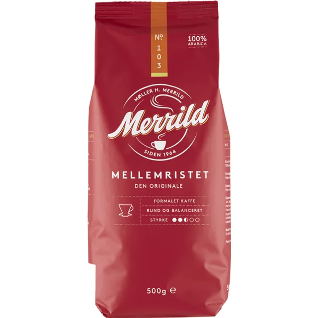 Malta kava MERRILD MELLEMRISTET, 500 g