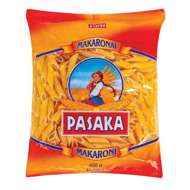 Makaronai vamzdeliai PASAKA, 400 g