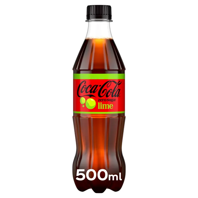 Gaivusis gėrimas COCA-COLA ZERO LIME, 500 ml