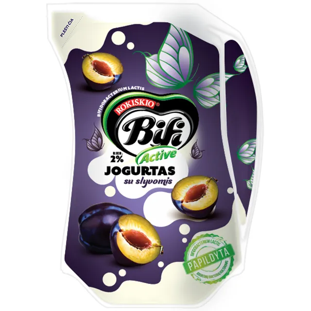 Йогурт с сушеными сливами BIFI ACTIVE, 2% жира, 900 г