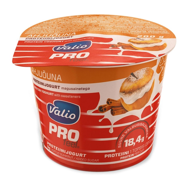 Baltyminis jogurtas su keptais obuoliais VALIO PROFEEL, 200 g
