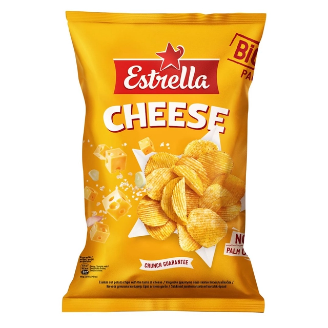Sūrio skonio bulvių traškučiai ESTRELLA, 180 g