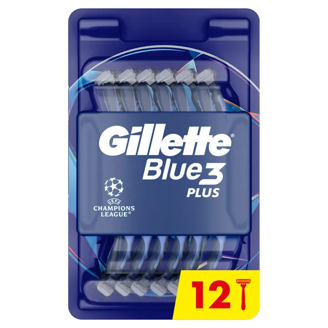 Vienkartiniai skustuvai GILLETTE BLUE 3 COMFORT, 12 vnt.