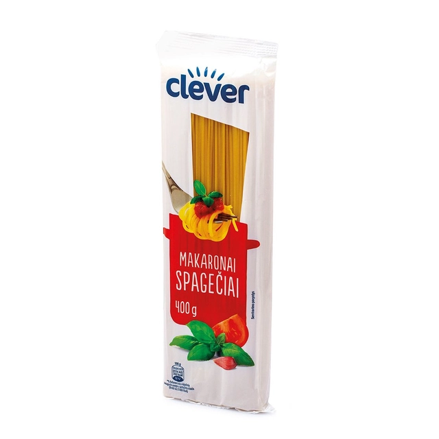 Makaronai spaghetti CLEVER, 400 g