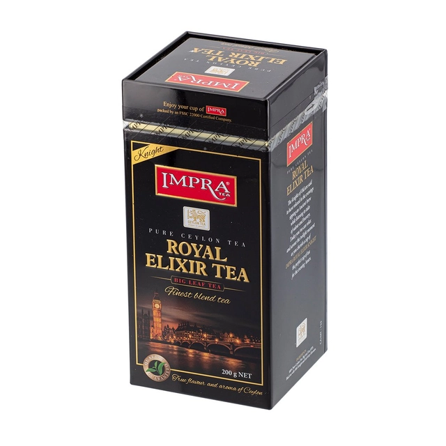 Juodoji Ceilono arbata IMPRA ROYAL ELIXIER KNIGHT, 200 g