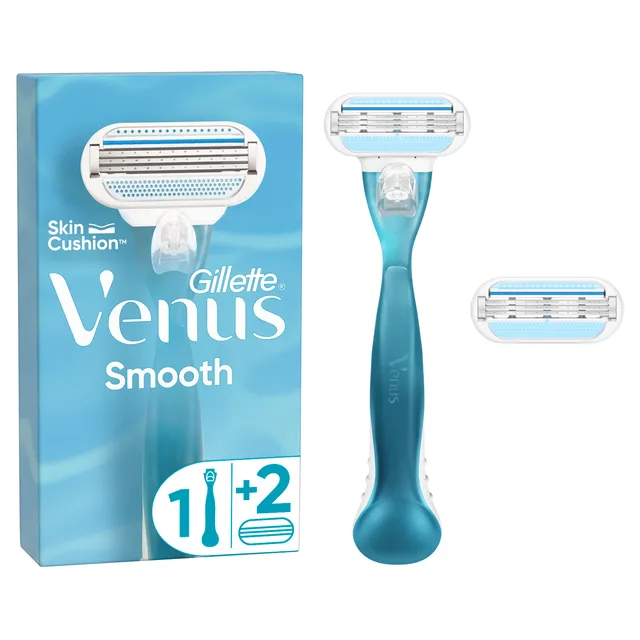 Skustuvas GILLETTE VENUS SMOOTH + 2 galvutės