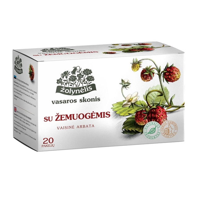 Vaisinė arbata su žemuogėmis ŽOLYNĖLIS VASAROS SKONIS, 50 g