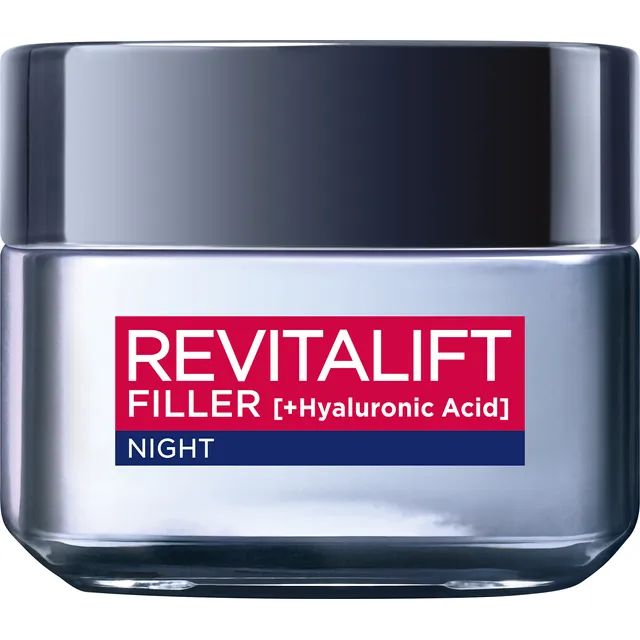 Naktinis kremas su hialurono užpildu L'ORÉAL PARIS REVITALIFT FILLER ANTI-AGE 40+, 50 ml