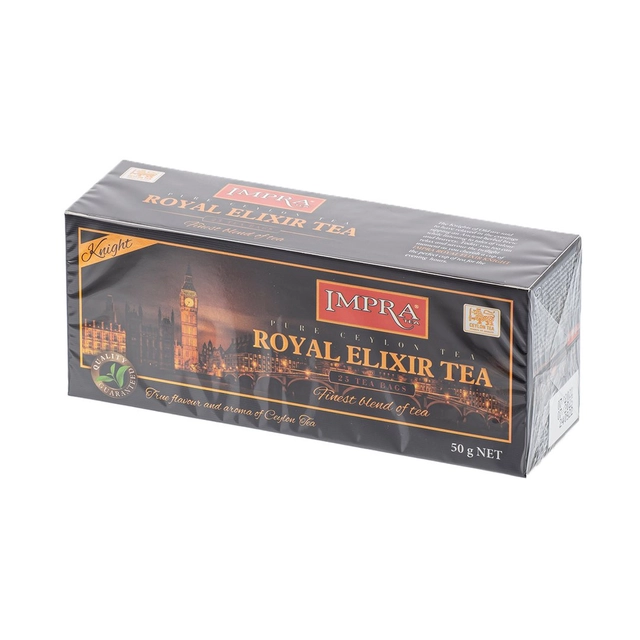 Juodoji ceilono arbata IMPRA ROYAL ELIXIR KNIGHT, 25 vnt.