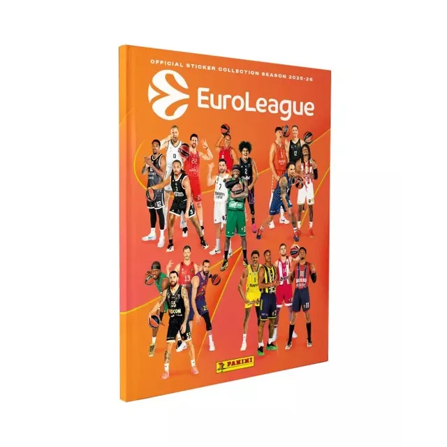 Albumas EUROLEAGUE 2025/2026, kietu viršeliu