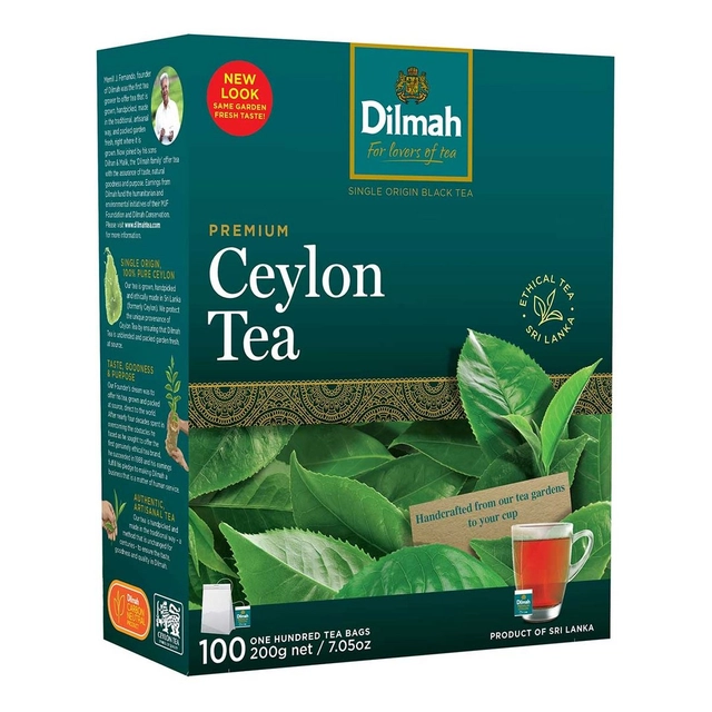 Juodoji arbata DILMAH PREMIUM, 100 vnt.