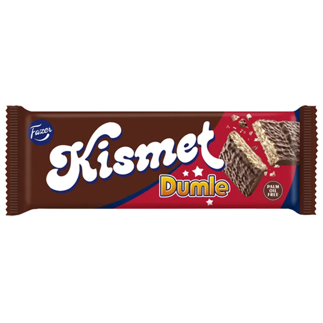 Vaflis su karamelės skonio įdaru FAZER KISMET DUMLE, 55 g