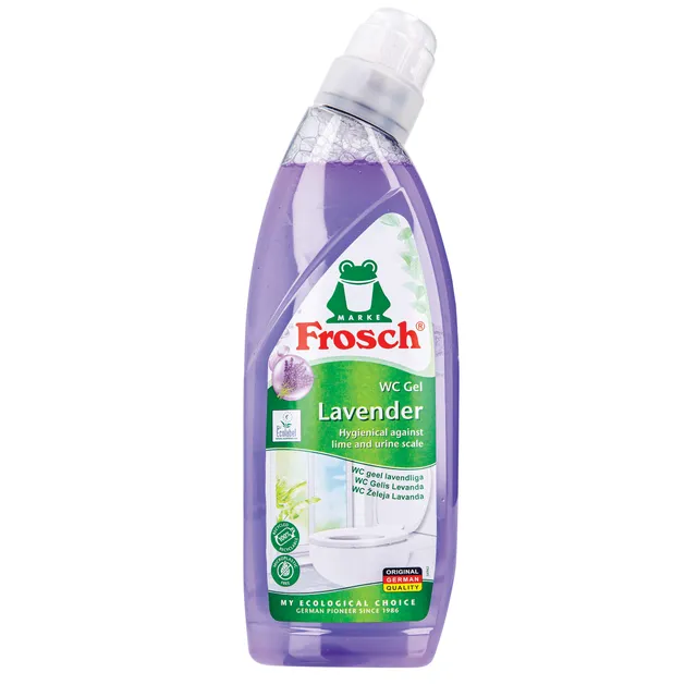 Ekologiškas tualeto valiklis FROSCH WC GEL LAVENDER, 750 ml
