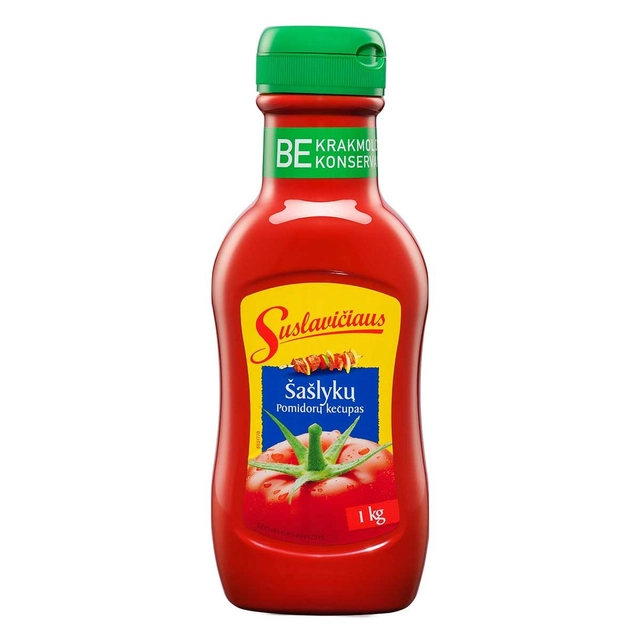 Šašlykų pomidorų kečupas SUSLAVIČIAUS , 1 kg