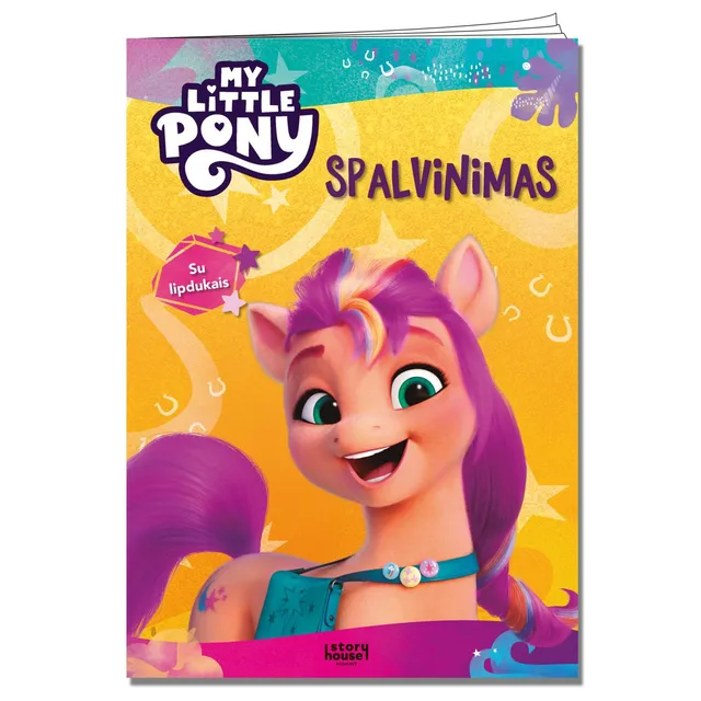Knyga MY LITTLE PONY. SPALVINIMAS