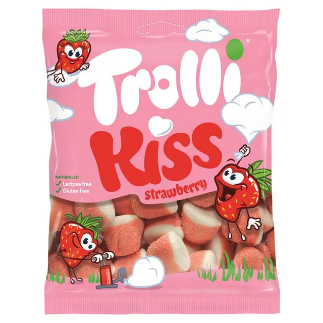 Жевательные конфеты TROLLI Поцелуй, 100 г