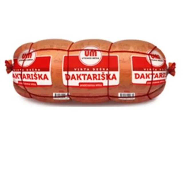 Вареная колбаса UTENOS DAKTARIŠKA, высший сорт, 600 г