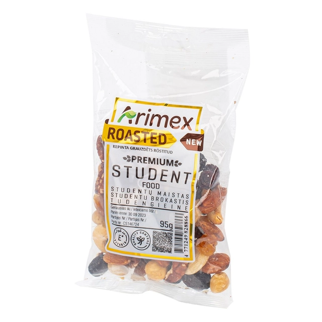 Studentų maistas su kepintais riešutais ARIMEX PREMIUM, 95 g