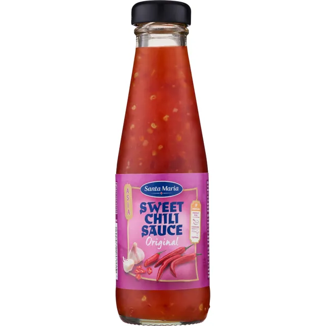 Saldus aitriųjų paprikų padažas SANTA MARIA, 200 ml