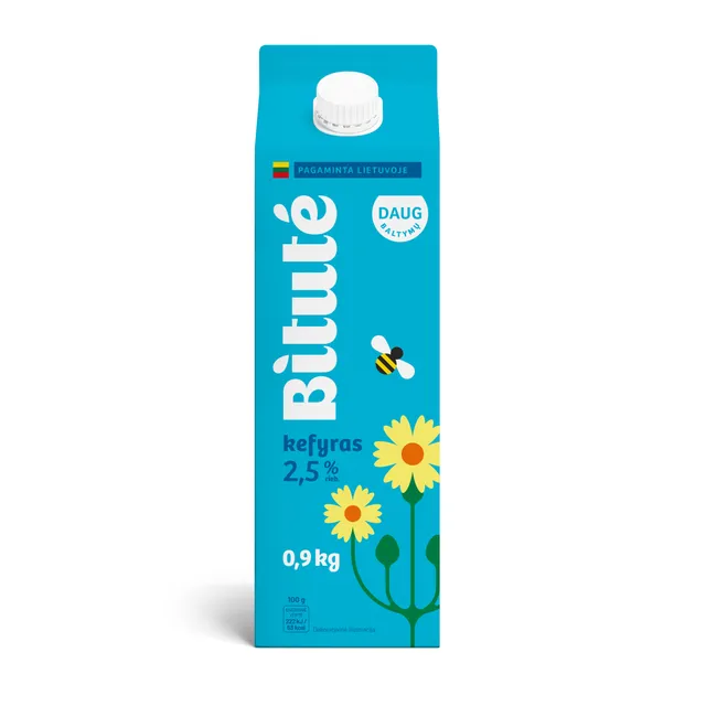 Kefir BITUTĖ 2.5%, 900 g