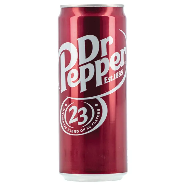 Gazuotas vaisių skonio gėrimas DR.PEPPER, 330 ml