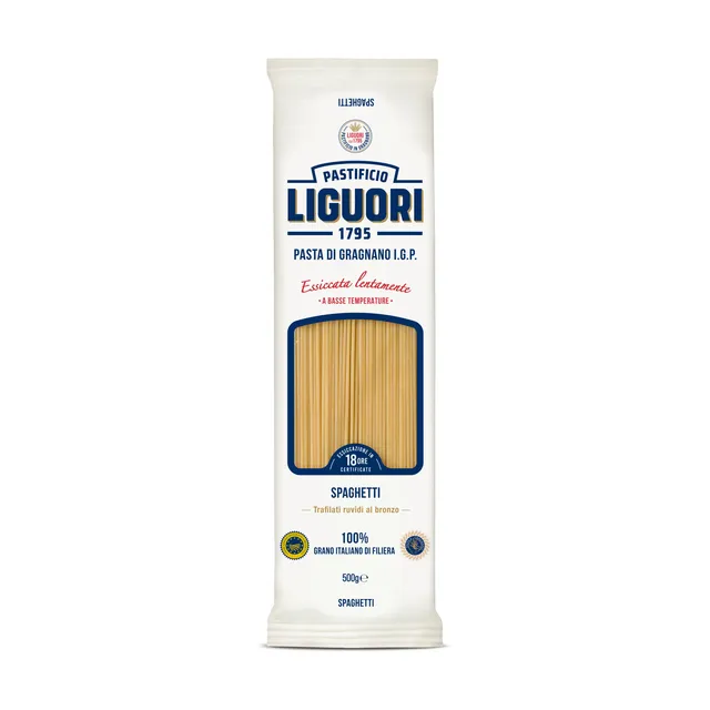 Kietagrūdžiai itališki makaronai SPAGEČIAI NR. 3 LIGUORI, 500 g