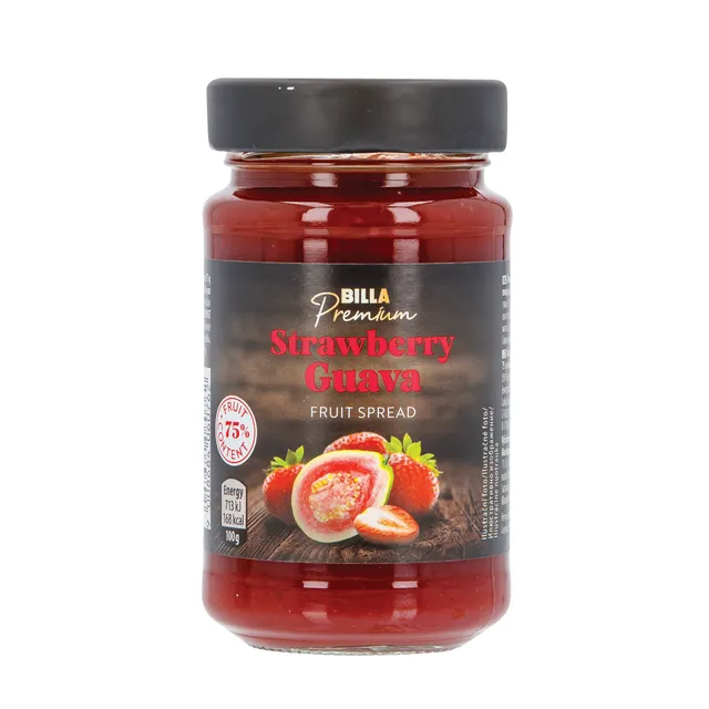 Braškių ir Guava džemas BILLA PREMIUM, 250 g