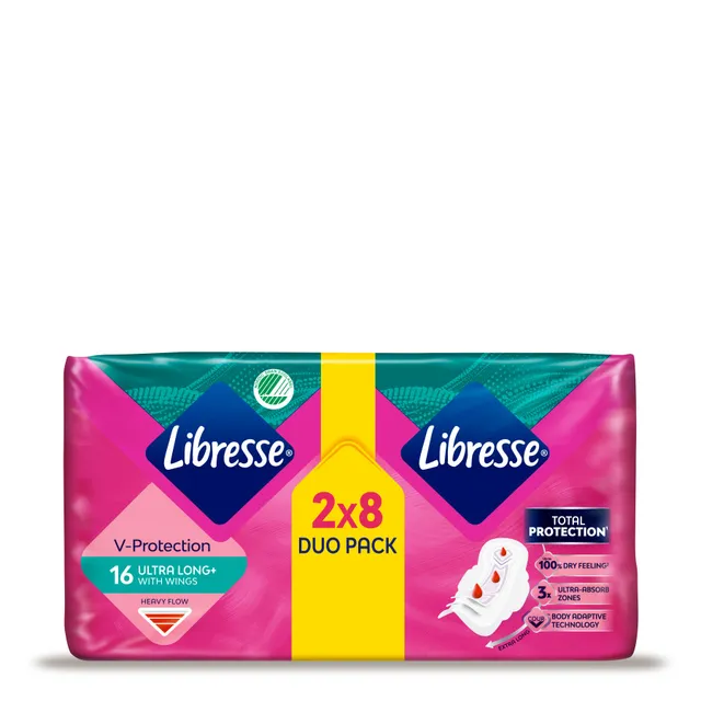 Higieniniai paketai LIBRESSE INVISIBLE SUPER, 16 vnt.