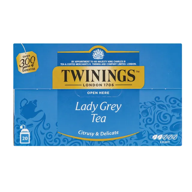 Juodoji arbata TWININGS LADY GREY 20 x 2 g