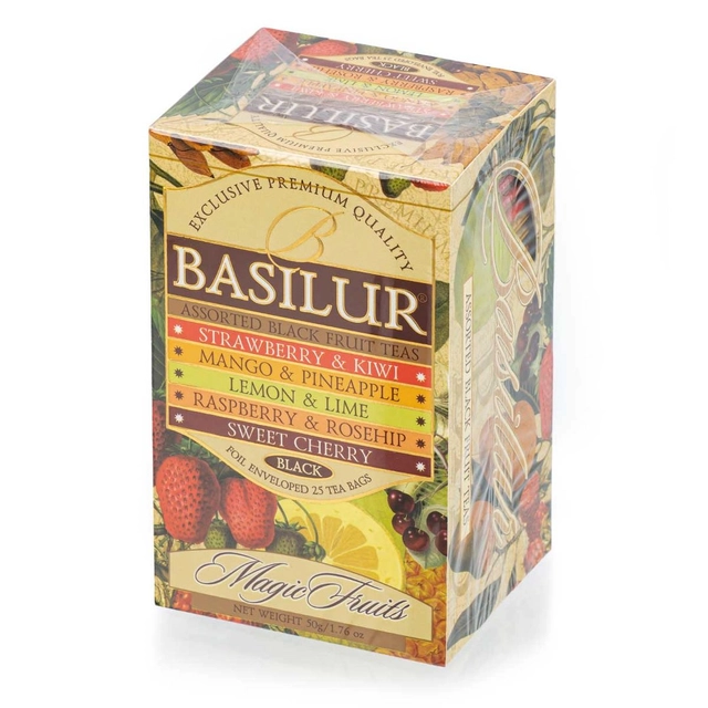 Juodoji arbata BASILUR MAGIC FRUITS, 20 vnt.