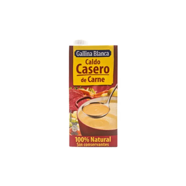 Liquid Beef Flavor Broth GALLINA BLANCA HOMEMADE, 1 l
