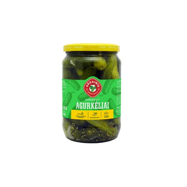 Marinuoti agurkėliai KĖDAINIŲ, 660 g