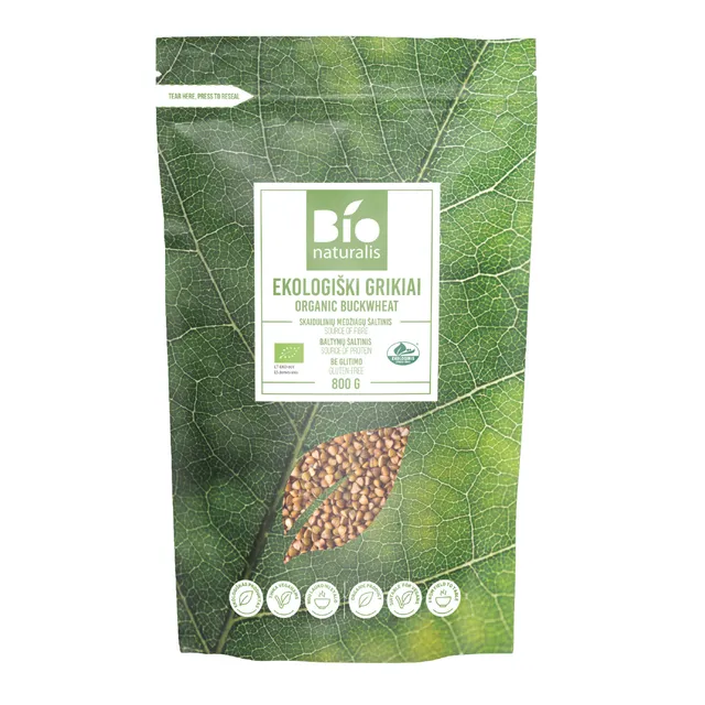 Ekologiškos grikių kruopos BIONATURALIS, 800 g