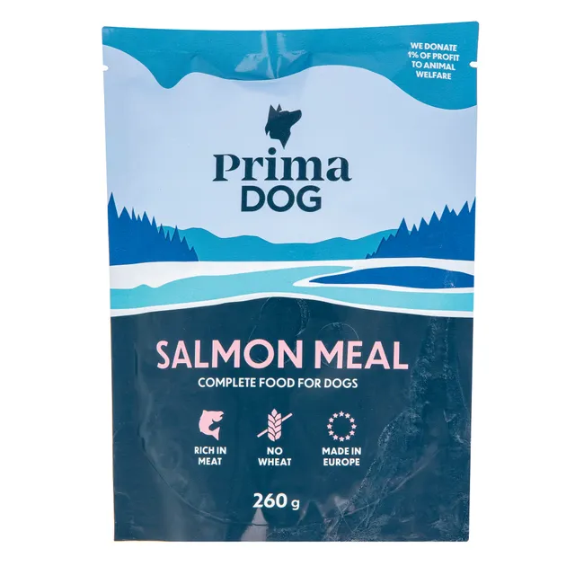 Корм из лосося PRIMA DOG, 260 г