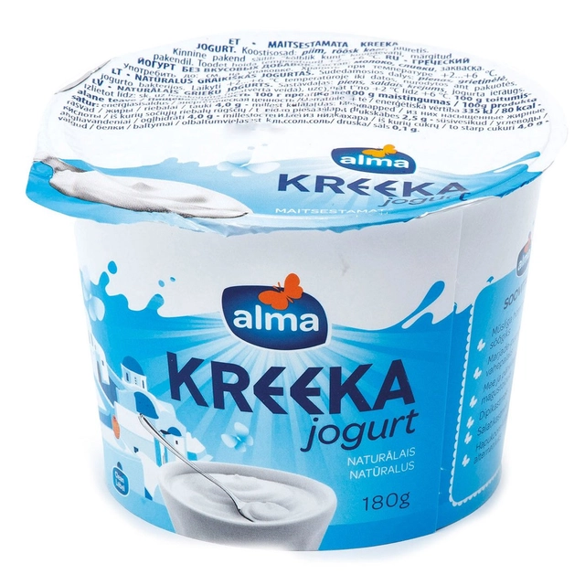 Graikiškas jogurtas ALMA, 4%, 180 g