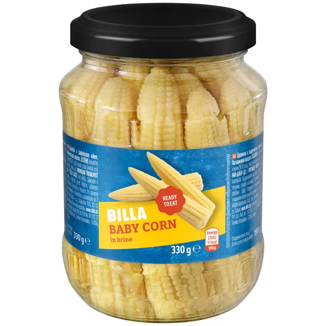 Mažieji kukurūzai BILLA, 330 g