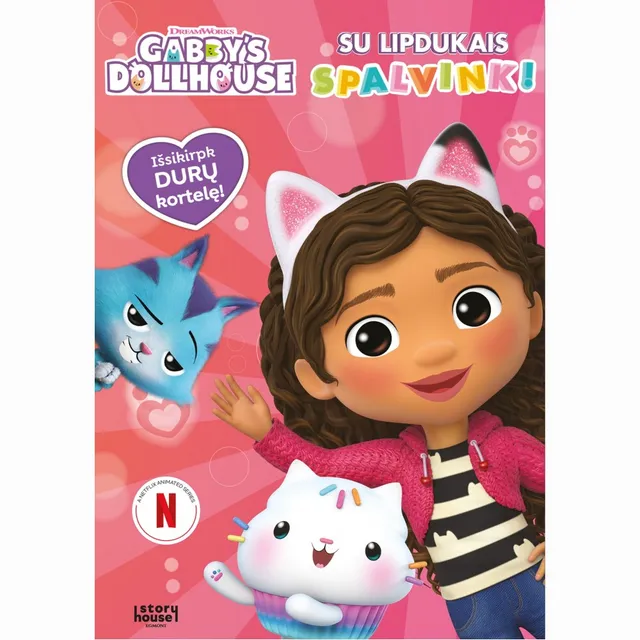 Knyga GABBYS DOLLHOUSE. SPALVINK