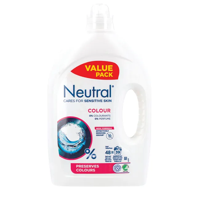 Skystas skalbiklis spalvotiems NEUTRAL 1,95 l