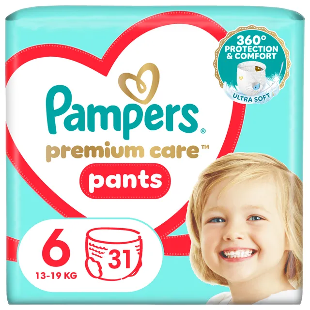 Sauskelnės PAMPERS PREMIUM PANTS 6 dydis, 31 vnt.