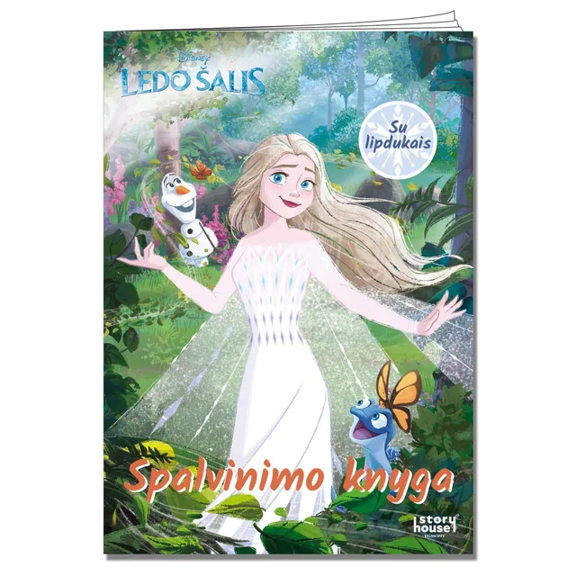 Spalvinimo knygelė LEDO ŠALIS