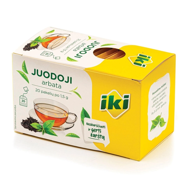 Juodoji arbata IKI, 20 vnt.