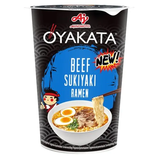 Noodle soup OYAKATA CUP RAMEN BEEF SUKIYAKI, 63.5 g