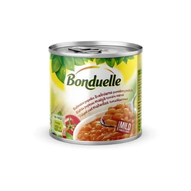 Baltos pupelės švelniame pomidorų padaže BONDUELLE, 492 g