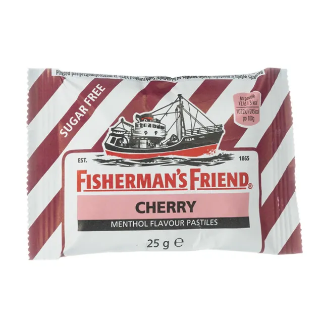 Sugar-free cherry flavor pastilles FISHERMAN'S FRIEND, 25 g