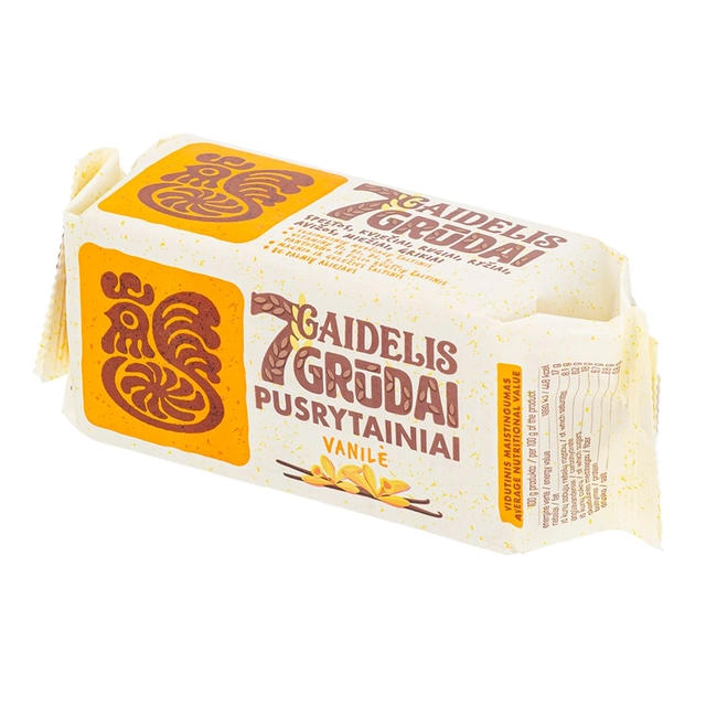 Sausainiai rūdai pusrytainiai vanilė GAIDELIS 7, 160 g