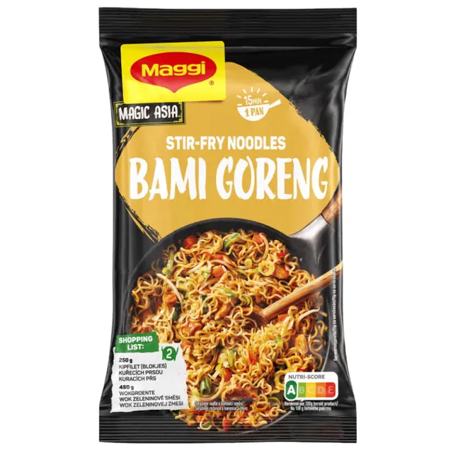 Instant fried noodles with Bami Goreng sauce MAGGI, 185 g