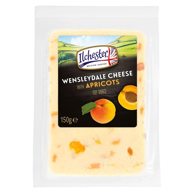 Cheese with Apricots ILCHESTER WENSLEYDALE, 37% fat, 150 g