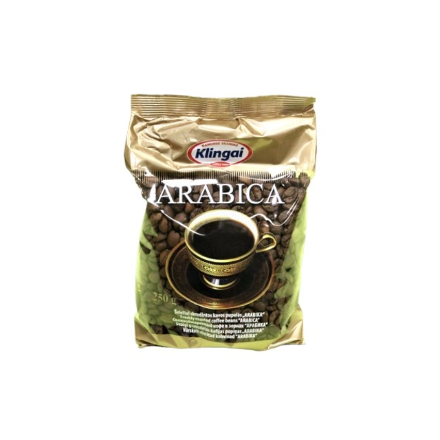 Roasted coffee beans ARABICA, 250 g
