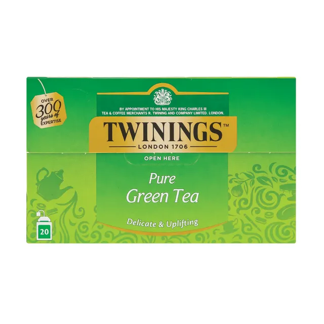 Žalioji arbata TWININGS PURE GREEN, 20 x 2 g